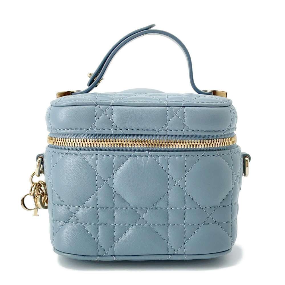 Dior handbag Lady Cannage Vanity Lambskin shoulder bag Christian